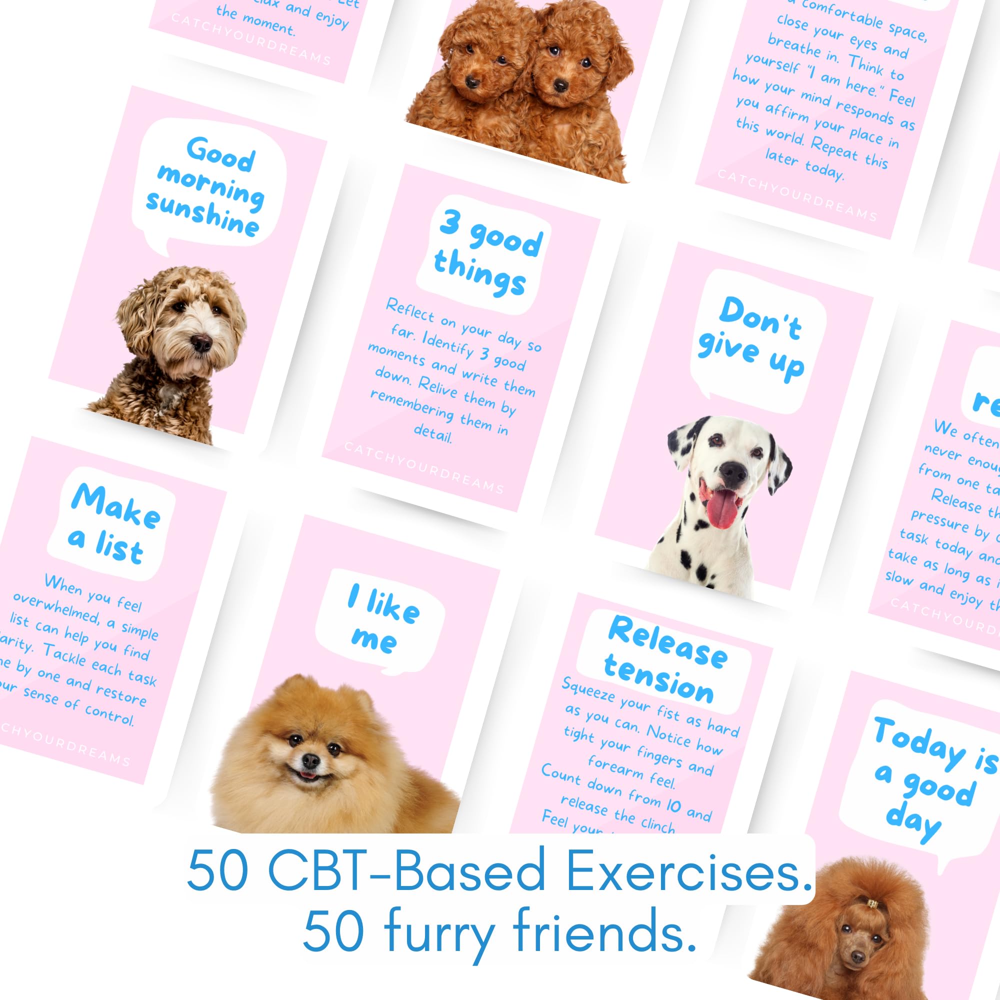 Amazon.com: Dogs Against Anxiety Cards — 50 Anxiety Relief Cards